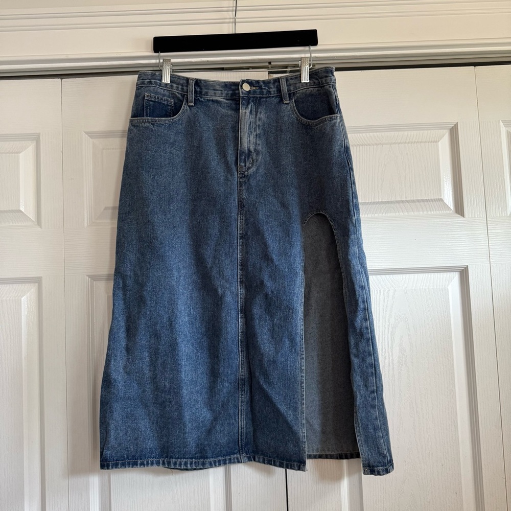 ❣️CIDER Blue Denim Skirt